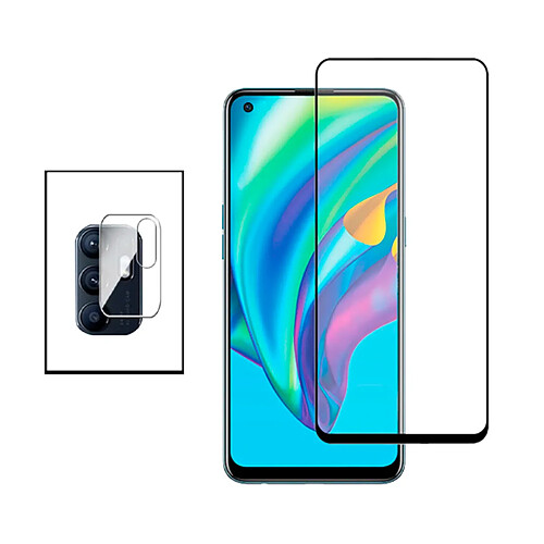 PHONECARE Kit Film Caméra Arrière + Film de Verre Trempé 5D Full Cover pour Oppo Reno6 5G