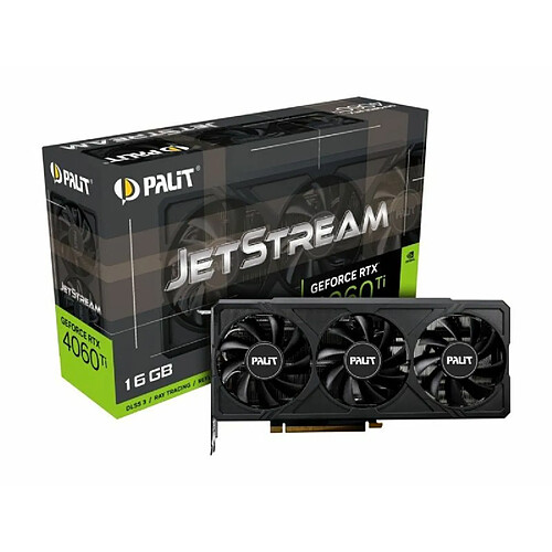 Palit RTX4060Ti JetStream 16GB DDR6 retail - 16.384 MB (NE6406T019T1-1061J)