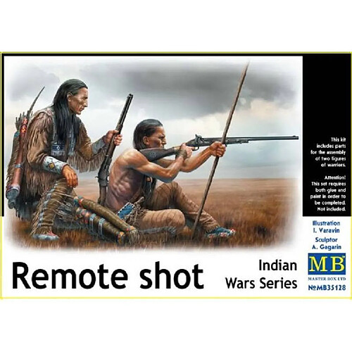 Master Box Figurine Mignature Indian Wars Series. Remote Shot