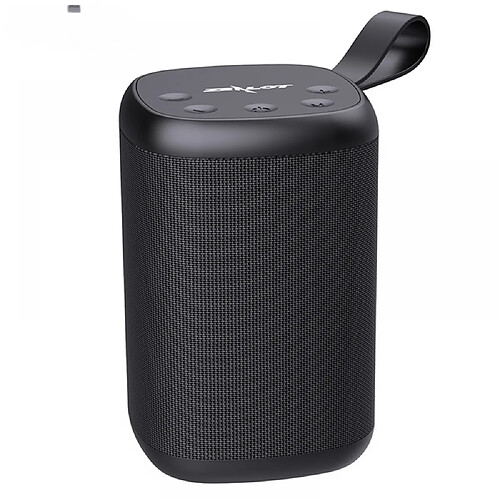 General Mini taille compacte Bluetooth super portable, volume et basses étonnamment forts, temps de lecture de 16 heures, portée Bluetooth de 35 pieds, basses améliorées, microphone antibruit, haut-parleur de voyage parfait (noir)