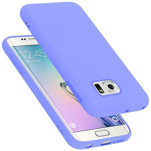 Cadorabo Coque Samsung Galaxy S6 EDGE Etui en Mauve