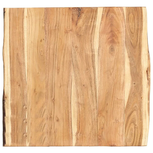 vidaXL Dessus de table Bois d'acacia massif 58x(50-60)x3,8 cm