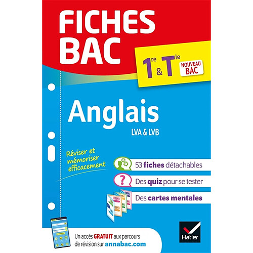 Anglais LVA & LVB, 1re & terminale : nouveau bac · Occasion