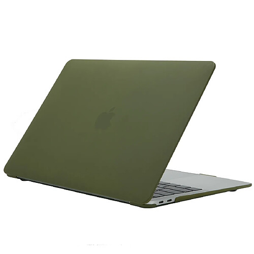 Wewoo Housse Coque Mac Étui de protection en plastique pour ordinateur portable de style crème MacBook Pro 13,3 pouces 2019 vert