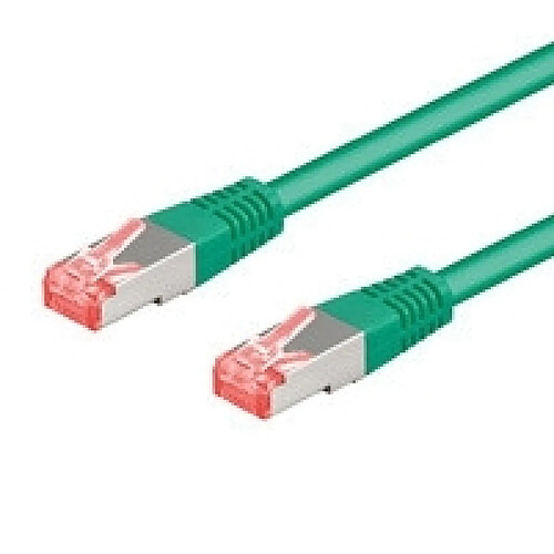 Digitus 1m Cat6a S/FTP câble de réseau S/FTP (S-STP) Vert