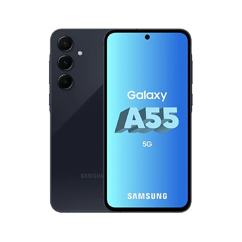 Samsung Smartphone Galaxy A55 Bleu nuit 128 Go (Import EU)