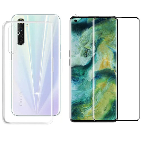 Xeptio Protection Oppo Realme 6 2020 : Coque Gel de Protection en TPU Invisible arrière Transparente ET Protection écran Full Cover Noir