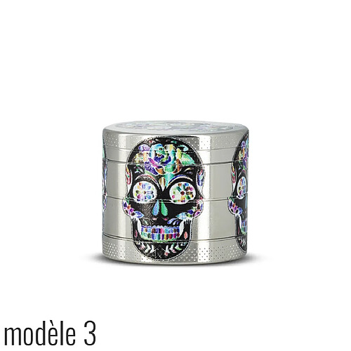 Grinder 40 mm 4 parties Skull Modèle 3