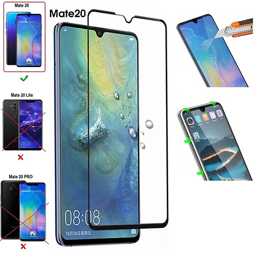 Ipomcase Film Protection Total Ecran Vitre Verre trempé pour Huawei Mate 20