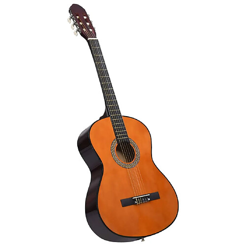 vidaXL Guitare classique pour débutants 4/4 39" Tilleul