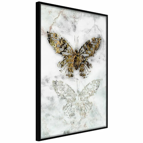 Paris Prix Affiche Murale Encadrée Butterfly Fossils 30 x 45 cm Noir