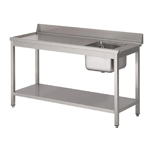 Table Entrée Lave-Vaisselle en Inox - Profondeur 700 - Gastro M