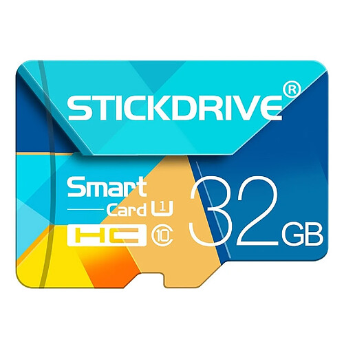 Wewoo Carte Micro SD STICKDRIVE 32GB U1 Mémoire TF SD Colorée