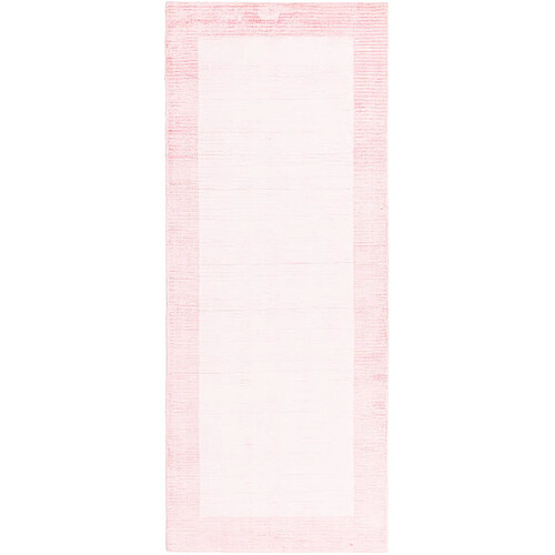 Vidal Tapis de couloir en laine 193x79 rose Darya