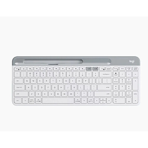 Universal Clavier Bluetooth sans fil ultra-mince téléphone portable iPad ordinateur portable | clavier (blanc)