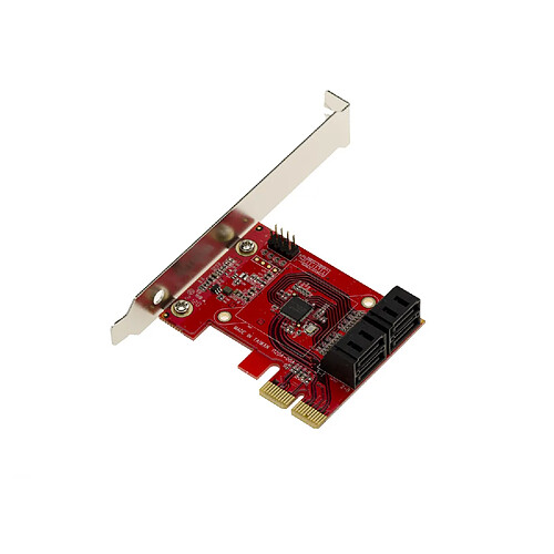 Kalea-Informatique Carte Contrôleur PCIe 3.0 2x 4 ports SATA pour HDD SSD et PM ASM1164