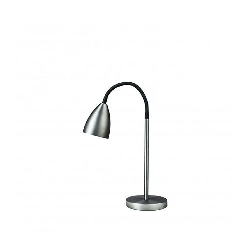 Luminaire Center Lampe de table TROTSIG en Métal et Gris oxydé Diamètre 10,2 Cm