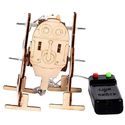 Puzzles Jouets mécaniques robot en bois DIY