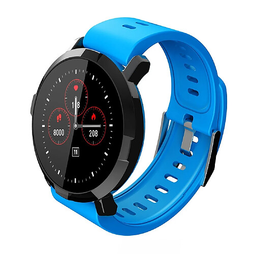 Wewoo Bracelet connecté M29 1,22 pouces Écran couleur TFT Smartwatch IP67 ÉtancheRappel d'appel de soutien / Surveillance de la fréquence cardiaque / de la pression artérielle / du sommeil / Modes sportifs multiples Bleu