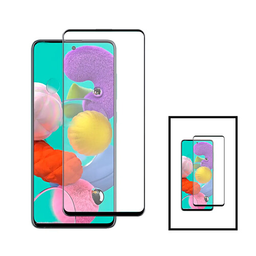 PHONECARE Kit 2 Film Verre Trempé 5D Full Cover pour Xiaomi Poco X4 NFC - Transparent / Noir