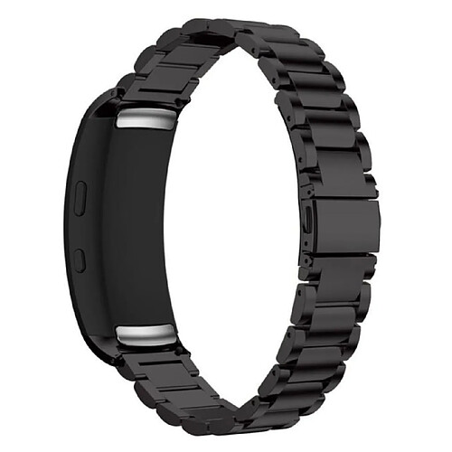 PHONECARE Bracelet Acier Stainless Lux + Outil - Samsung Gear Fit2 (R360) - Noir