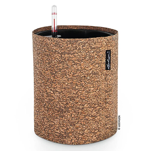 LECHUZA Jardinière TRENDCOVER 23 Cork ALL-IN-ONE Naturel foncé