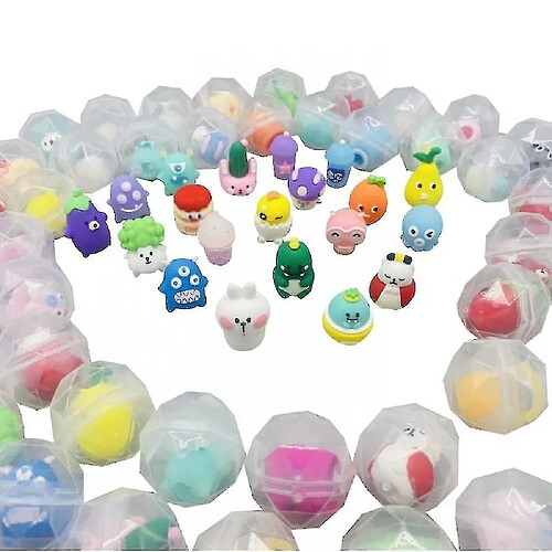 Universal 50 PC Aléatoire Oeuf Twisted Toy Gacha Ball Kids Party Party prône les mini jouets