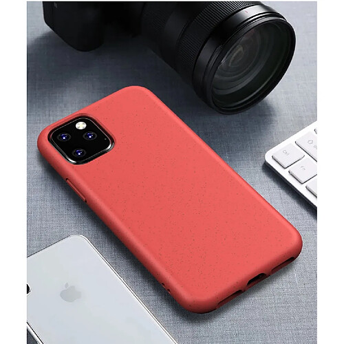 Wewoo Coque Souple Matériel de paille antichoc Starry Series + Housse de protection en TPU pour iPhone 11 rouge