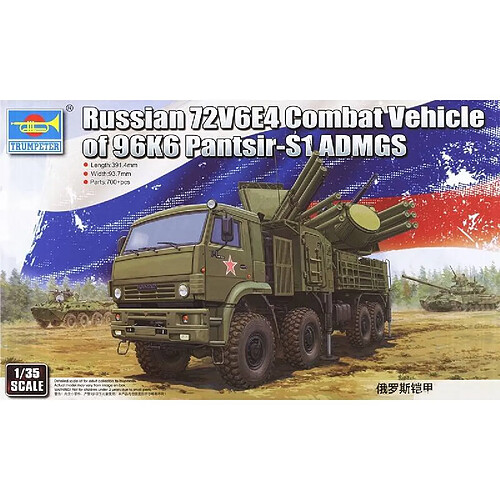 Trumpeter Maquette Camion Russian 72v6e4 Combat Vehicle Of 96k6 Pantsir -s1 Admgs