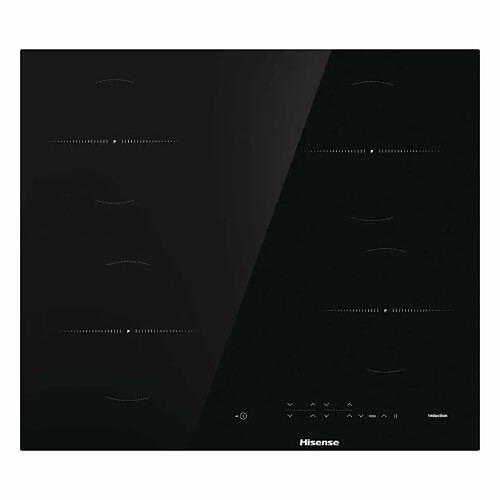 Hisense E6431CB Plaque Vitrocéramique 6000 W 4 Foyers Verre Céramique Noir