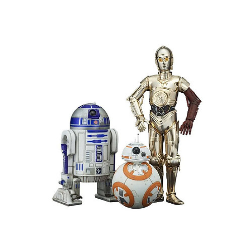 Pack 3 Statuettes 3PO & R2-D2 & BB-8 Kotobukiya 7-17cm