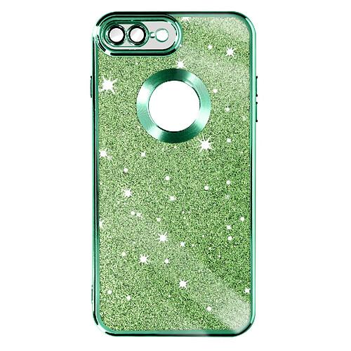 Avizar Coque iPhone 8 Plus Paillette Vert