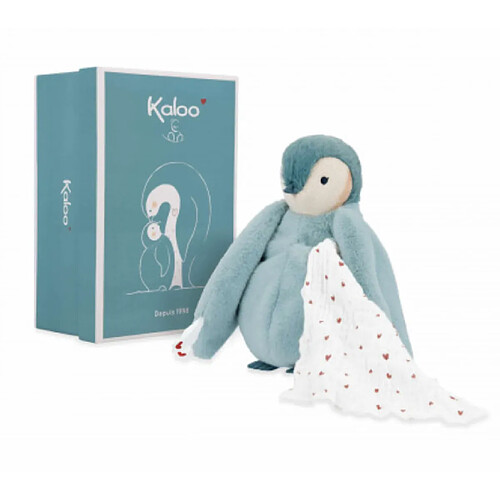 Kaloo Peluche a bisous manchot - vert