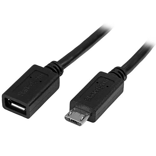 Startech Rallonge Micro USB 2.0 Type BB (Mâle/Femelle) - 0.5 m