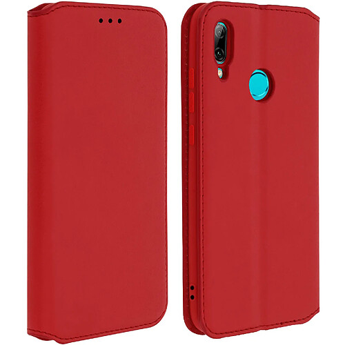 Avizar Housse Huawei P Smart 2019 / Honor 10 Lite Étui Porte-carte Fonction Stand rouge