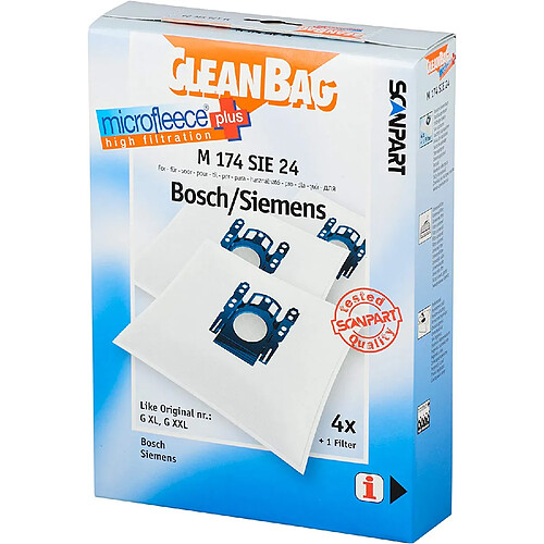 Cleanbag M 174 SIE 24 Sac Aspirateur