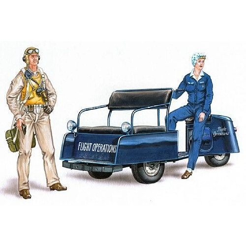 U.S. scooter with crew - 1:48e - Plus model