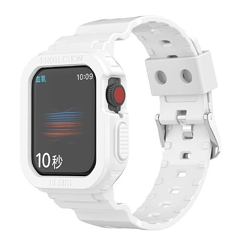 Coque en TPU pour votre Apple Watch Series 8/7 41mm/Watch SE (2022)/SE/Series 6/5/4 40mm - blanc