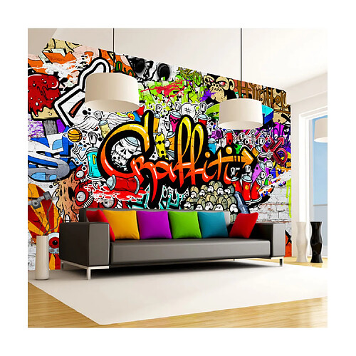 Artgeist Papier peint - Colorful Graffiti [350x245]