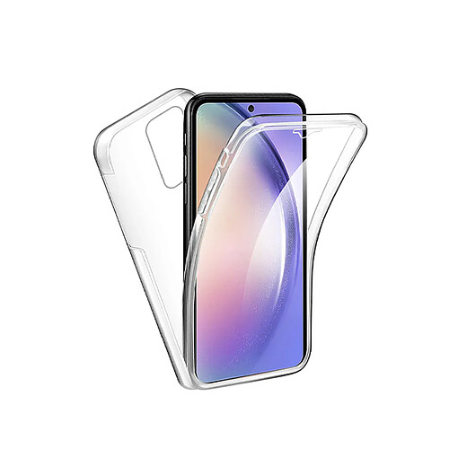 PHONECARE Coque 3x1 360° Impact Protection pour Oppo A77 - Transparent