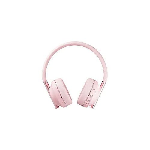 Casque audio sans fil Bluetooth Happy Plugs Play Over Ear Rose