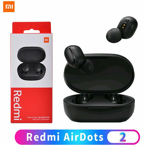 Redmi Airdots 2 Tws Écouteurs Bluetooth Casque De Jeu Sans Fil Bluetooth 5.0 Noir