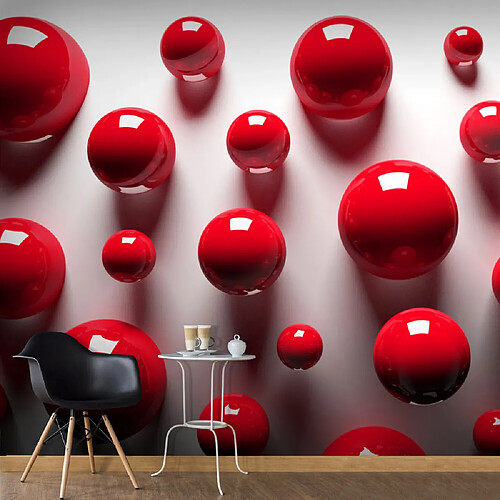 Artgeist Papier peint - Red Balls [392x280]