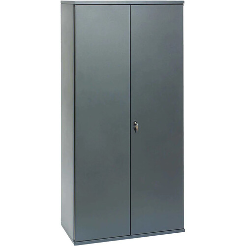 Pierre HENRY Armoire monobloc avec portes battantes en métal.