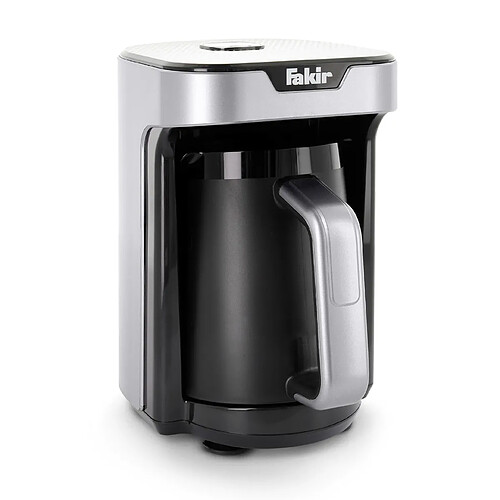 Fakir Kaave Mono ? Machine à moka turque pour la maison et le bureau I Cafetière électrique avec cuillère doseuse I Contrôle One Touch I Réservoir de 280 ml pour 4 tasses I Argent I 535 W