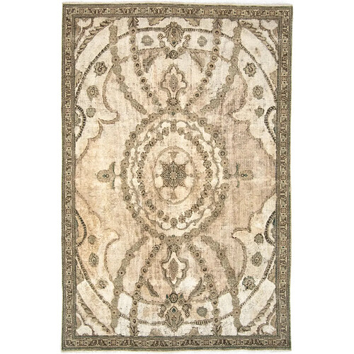 Vidal Tapis de laine 283x185 vert Vintage Royal