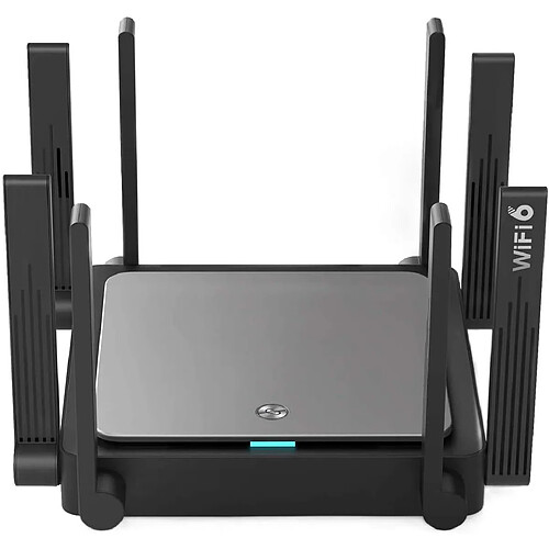 WiFi 6 AX3200 Smart WiFi Mesh Router (E5) - Routeur sans fil MU-MIMO haute vitesse avec 8 antennes externes, routeur Internet sans fil Gigabit double bande pour la maison, contrôle parental