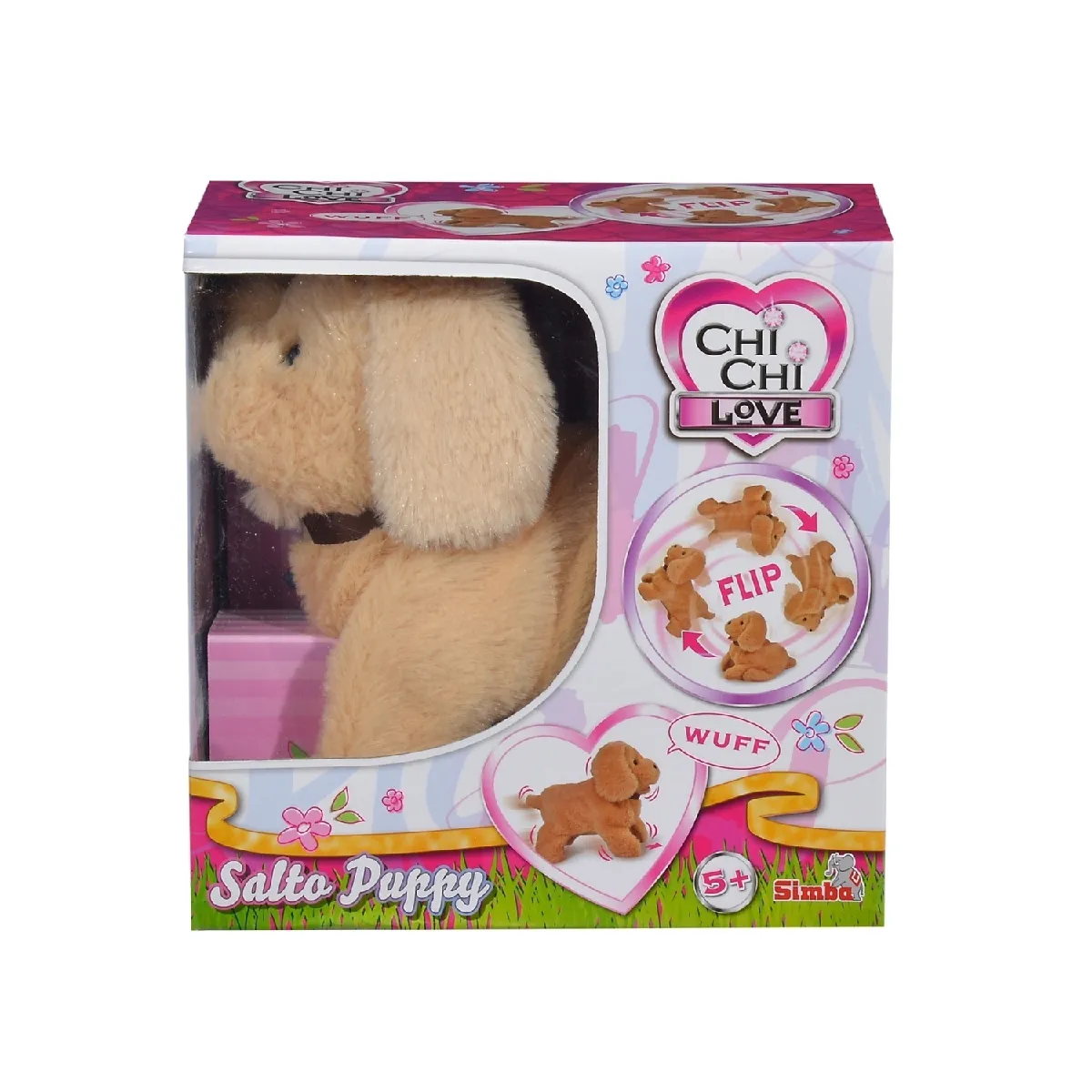 Simba Toys Chi Chi LOVE Salto Puppy Chien en peluche