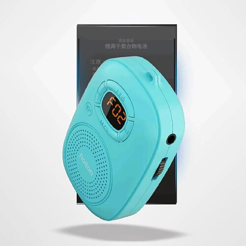 Universal Haut-parleur Bluetooth sans fil pour téléphone portable avec subwoofer Mini mini-audio extérieur | Haut-parleur portable (bleu)