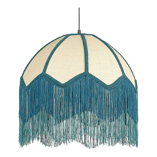 Beliani Lampe suspension MILAGRO Bleu